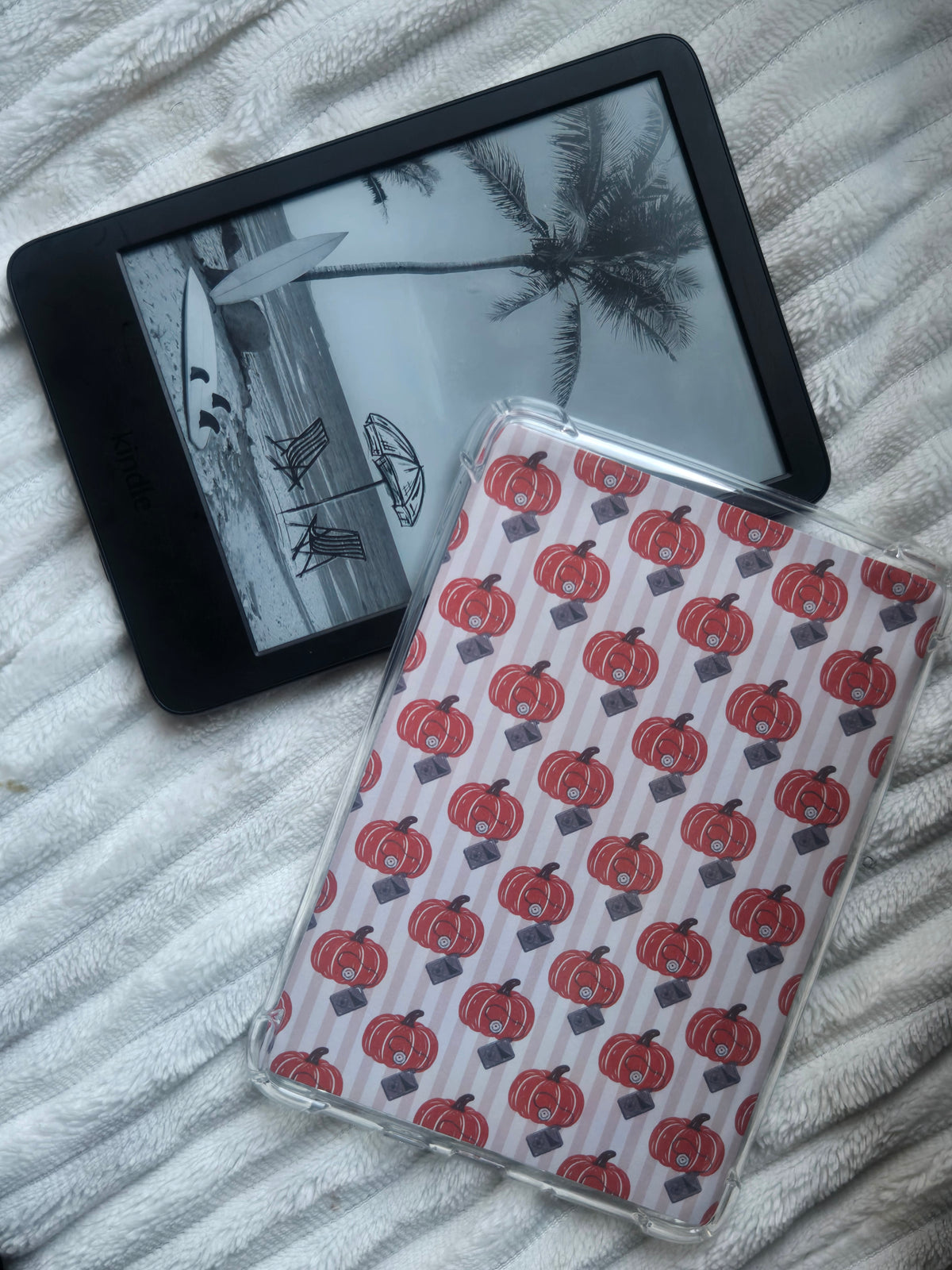 Pump-kin Kindle Insert - Fall Pumpkins & Insulin Pumps Kindle Insert – Autumn Cozy Diabetic Backplate