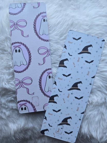 Sweet Chapters & Green Zones Halloween Bookmark – Witchy Diabetic Bookish Gift